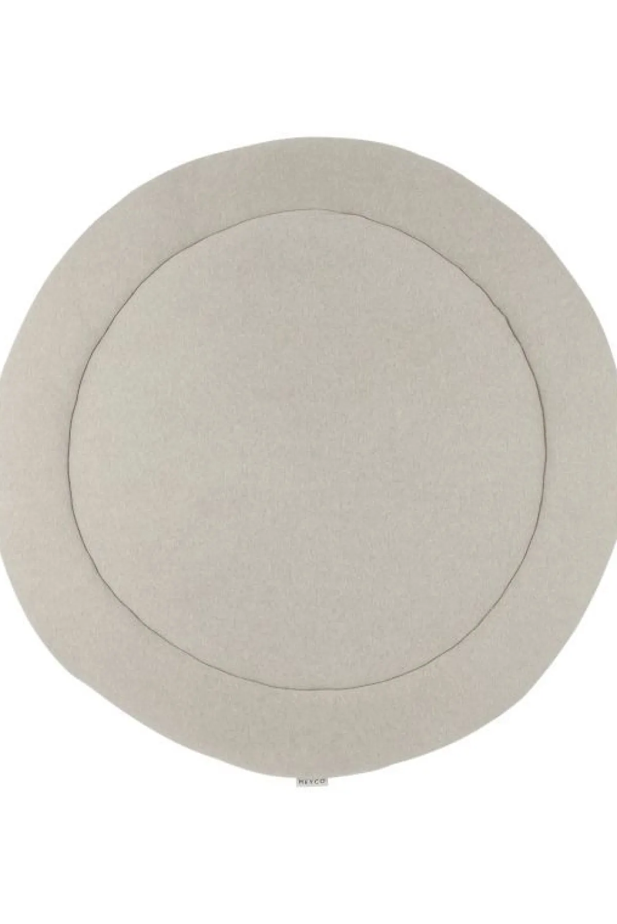 Meyco Boxkleden|Bedtextiel * Boxkleed Rond Basic Knit Teddy Sand Melange - 95 cm