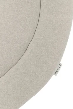 Meyco Boxkleden|Bedtextiel * Boxkleed Rond Basic Knit Teddy Sand Melange - 95 cm