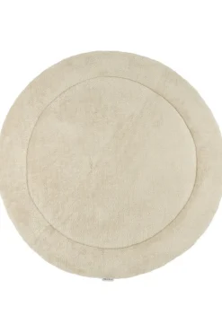 Meyco Boxkleden|Bedtextiel * Boxkleed Rond Basic Knit Teddy Sand Melange - 95 cm