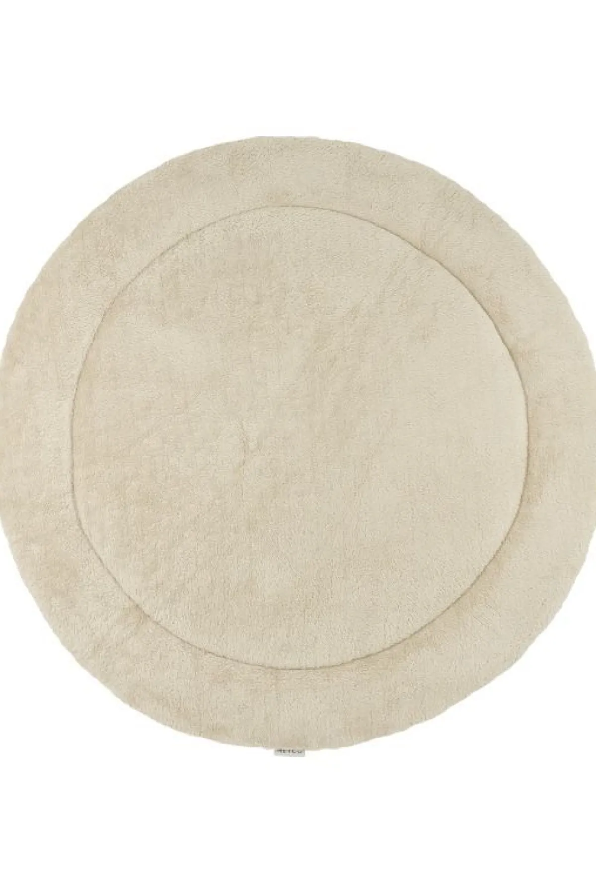 Meyco Boxkleden|Bedtextiel * Boxkleed Rond Basic Knit Teddy Sand Melange - 95 cm