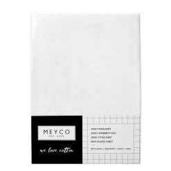 Meyco Bedtextiel * Hoeslaken Co-sleeper Jersey Wit