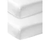 Meyco Bedtextiel * Hoeslaken Co-sleeper Jersey Wit 2-Pack