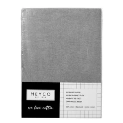 Meyco Bedtextiel * Hoeslaken Wieg Jersey Grijs