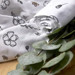 Meyco Hydrofiel Luiers|Bedtextiel * Hydrofiel Starterset Floral Gots 9-pack Multicolor