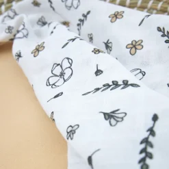 Meyco Hydrofiel Luiers|Bedtextiel * Hydrofiel Starterset Floral Gots 9-pack Multicolor