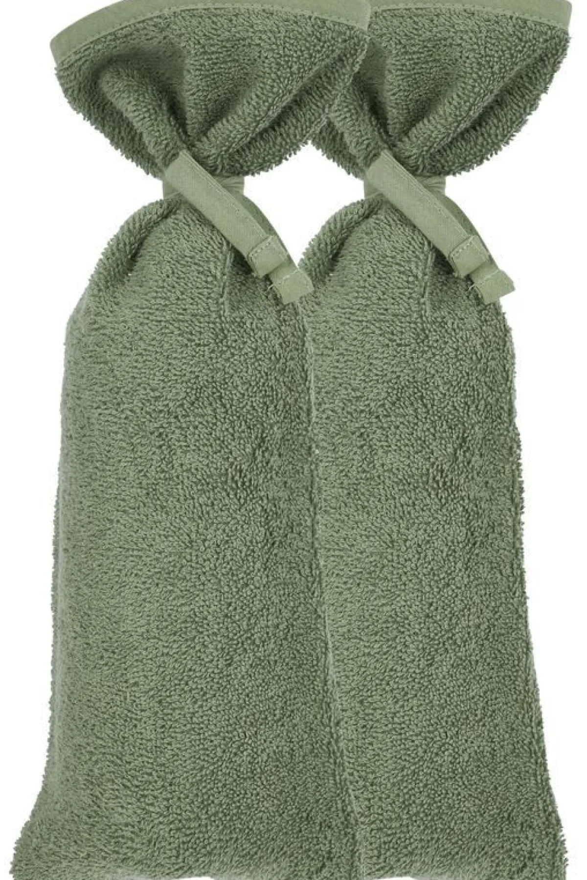 Meyco Kruikenzakken|Bedtextiel * Kruikenzak Basic Badstof Forest 2-pack Groen