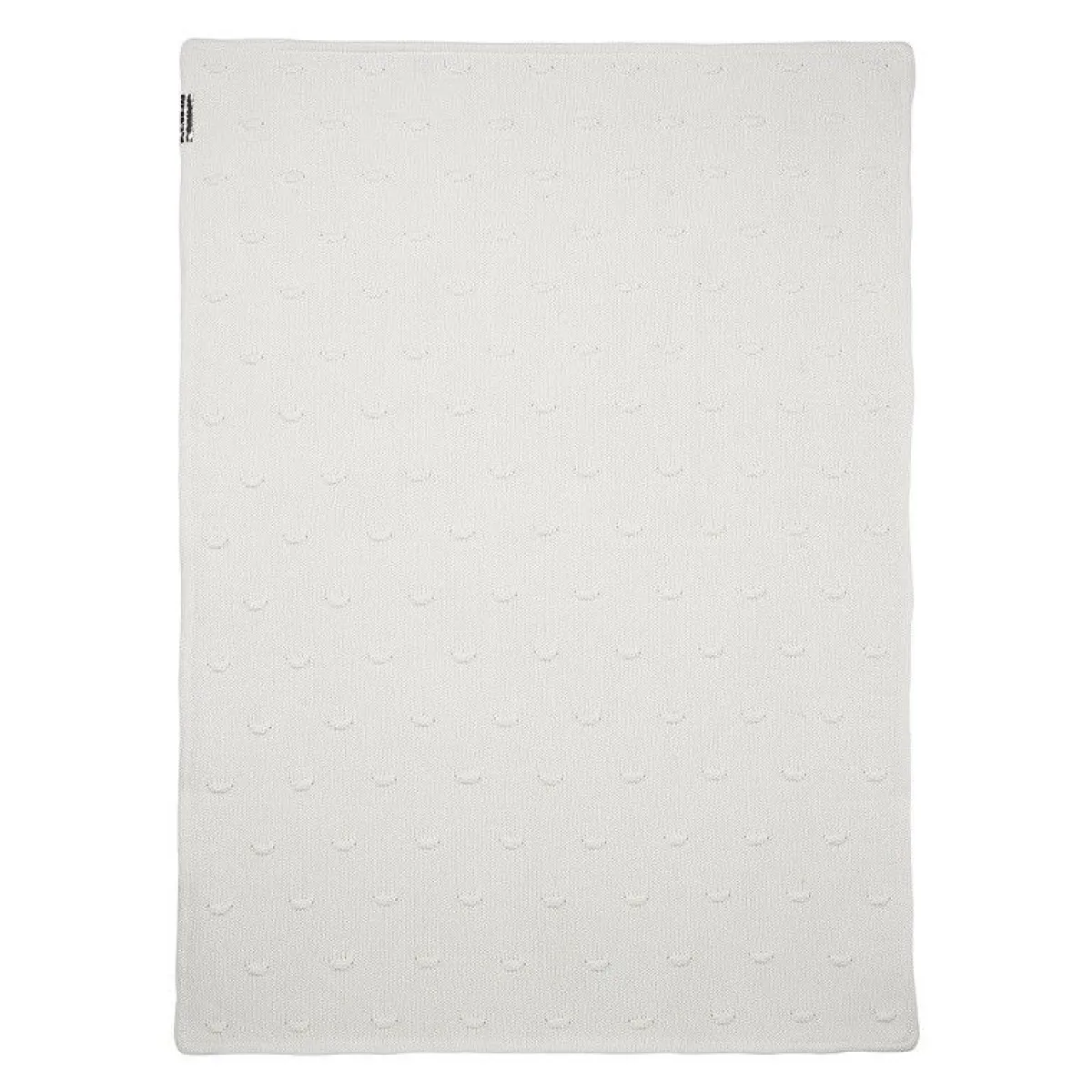 Meyco Bedtextiel * Ledikantdeken Knots Velours Off White Wit