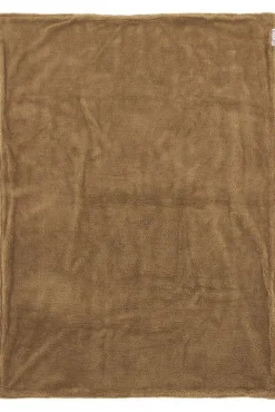 Meyco Bedtextiel * Ledikantdeken Mini Knots Teddy Toffee Bruin