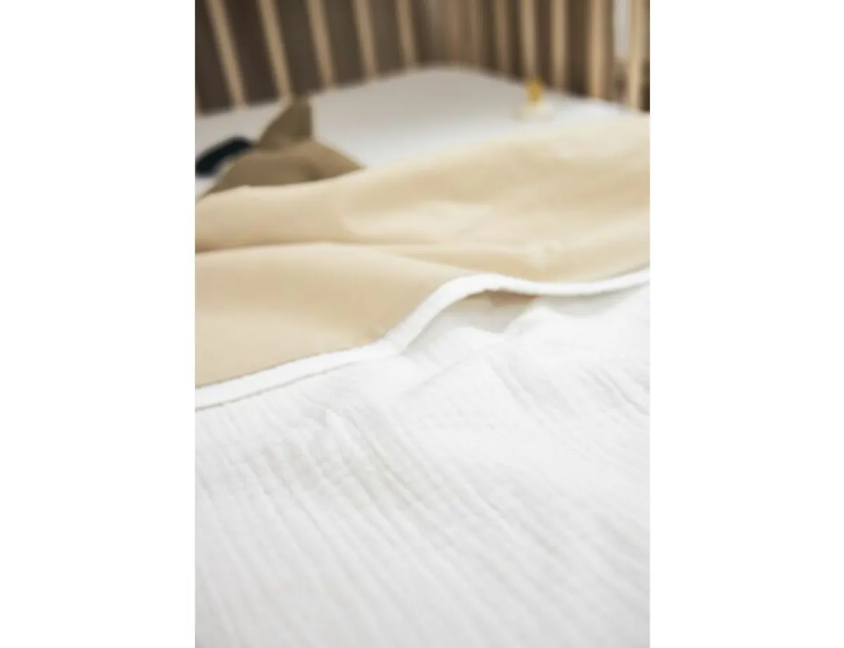 Meyco Bedtextiel * Ledikantlaken Hydrofiel Pre-washed Off White Wit
