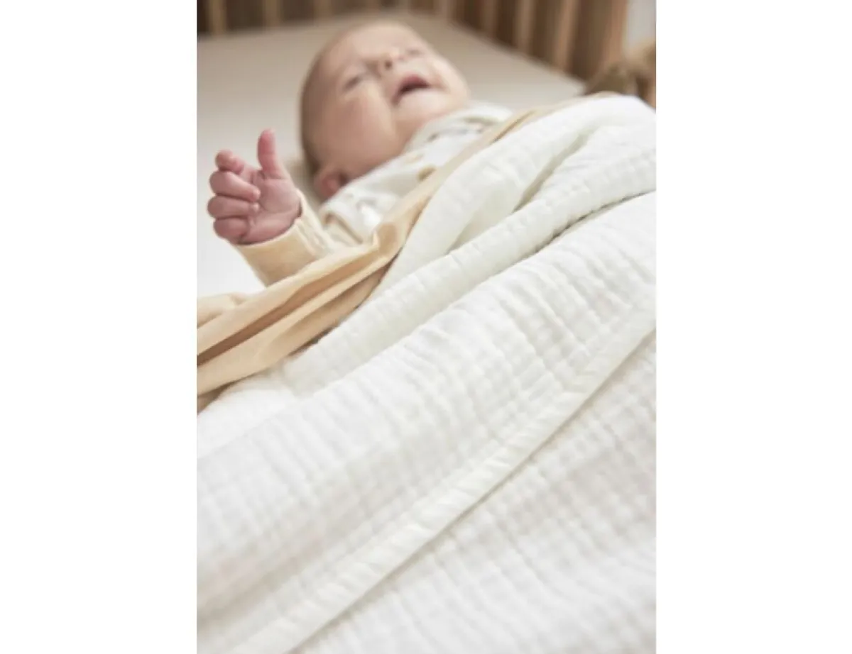 Meyco Bedtextiel * Ledikantlaken Hydrofiel Pre-washed Off White Wit