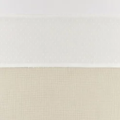 Meyco Bedtextiel * Ledikantlaken Plume Offwhite Wit