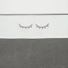 Meyco Bedtextiel * Ledikant Laken Sleepy Eyes Grijs