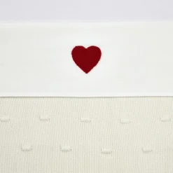 Meyco Bedtextiel * Ledikantlaken Sweet Heart Red Wit