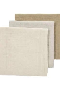 Meyco Hydrofiel Luiers|Bedtextiel * Luiers Pre-washed Soft Sand/Greige/Taupe Multicolor