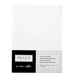 Meyco Bedtextiel|Bedtextiel * Molton Stretch Hoeslaken 90 x 200 cm