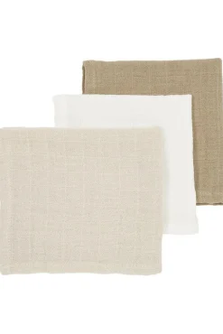 Meyco Monddoekjes|Monddoekjes * Monddoekjes Pre-washed Offwhite/Soft Sand/Taupe Multicolor