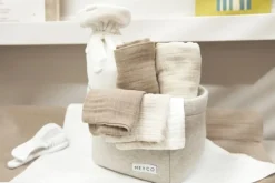 Meyco Monddoekjes|Monddoekjes * Monddoekjes Pre-washed Offwhite/Soft Sand/Taupe Multicolor