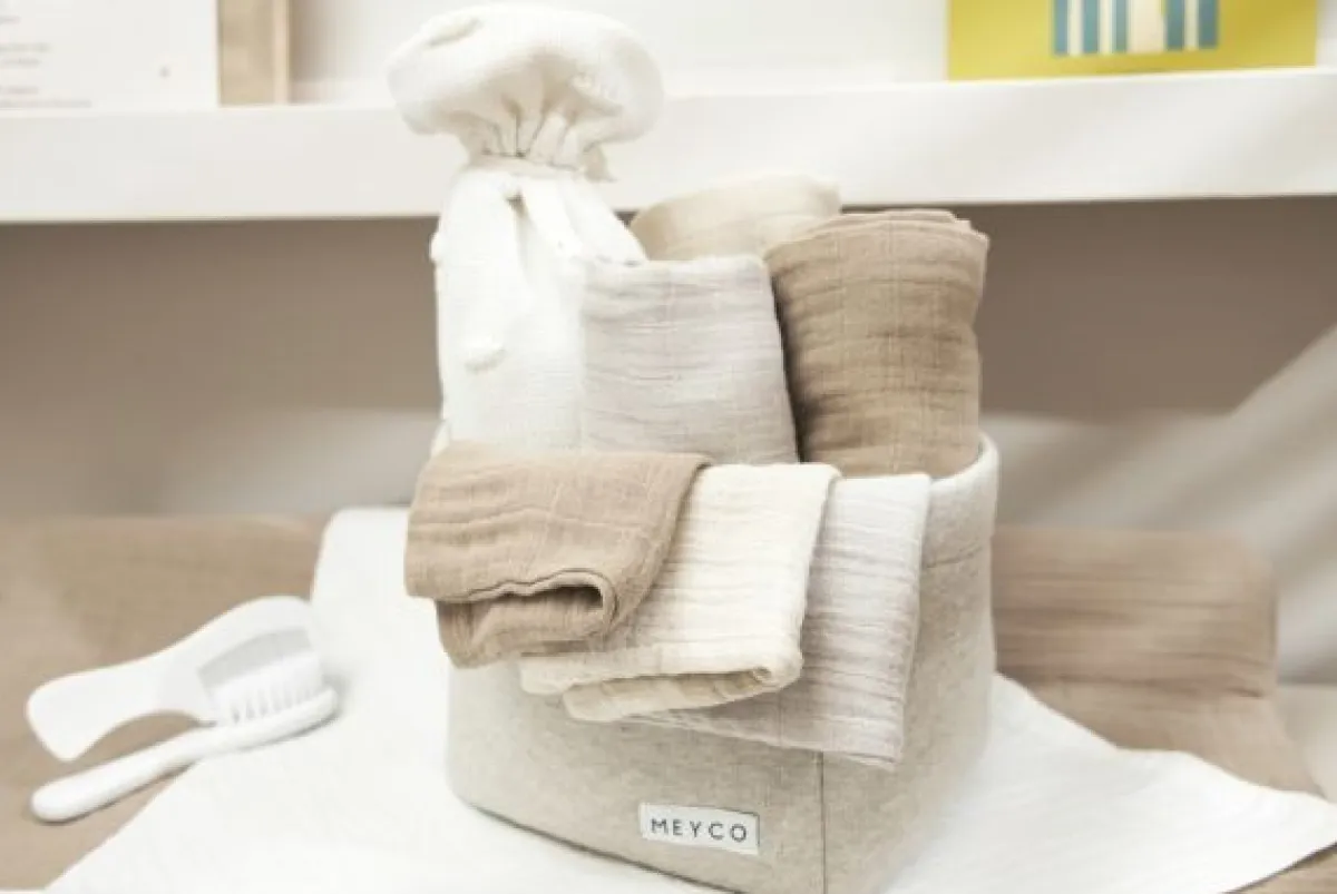 Meyco Monddoekjes|Monddoekjes * Monddoekjes Pre-washed Soft Sand/Greige/Taupe Multicolor