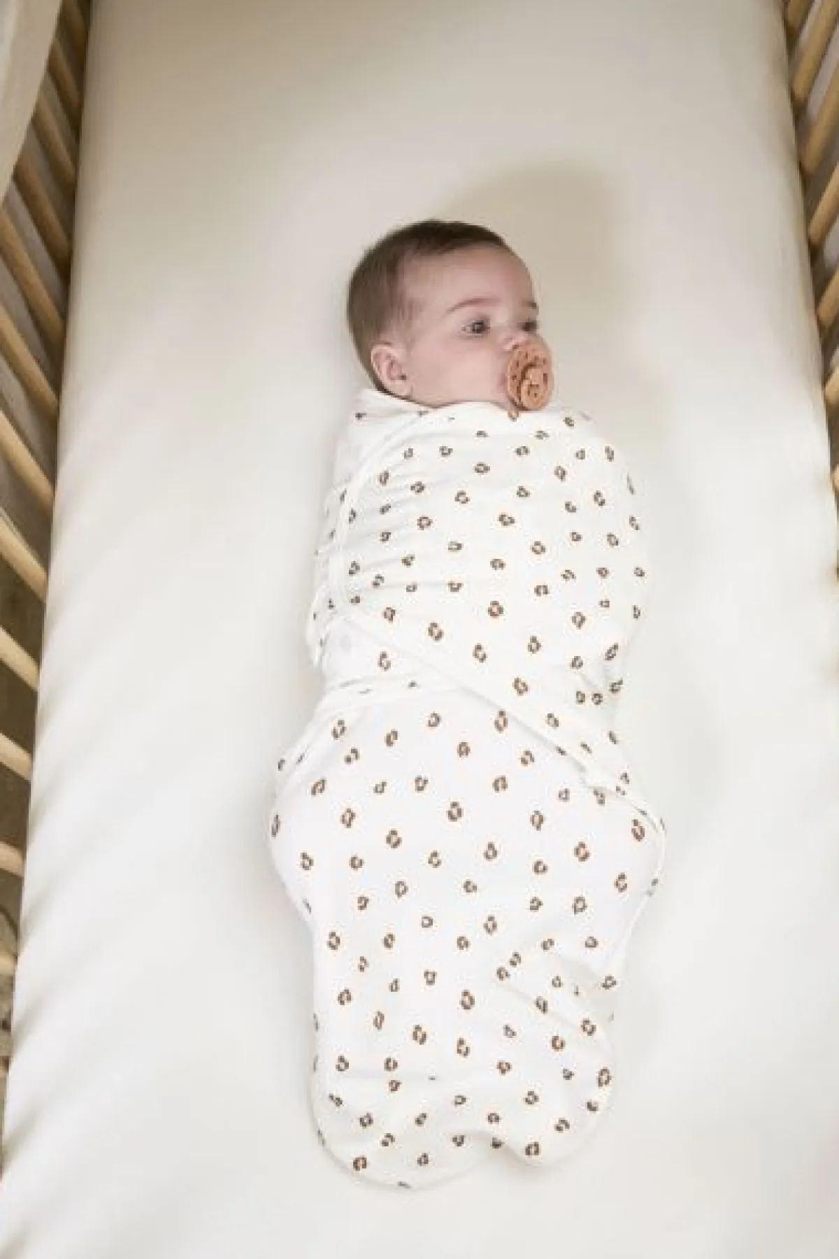 Meyco Inbakerdoeken|Bedtextiel * SwaddleMe Inbakerdoek Mini Panther Soft Pink 0-3 mnd Wit