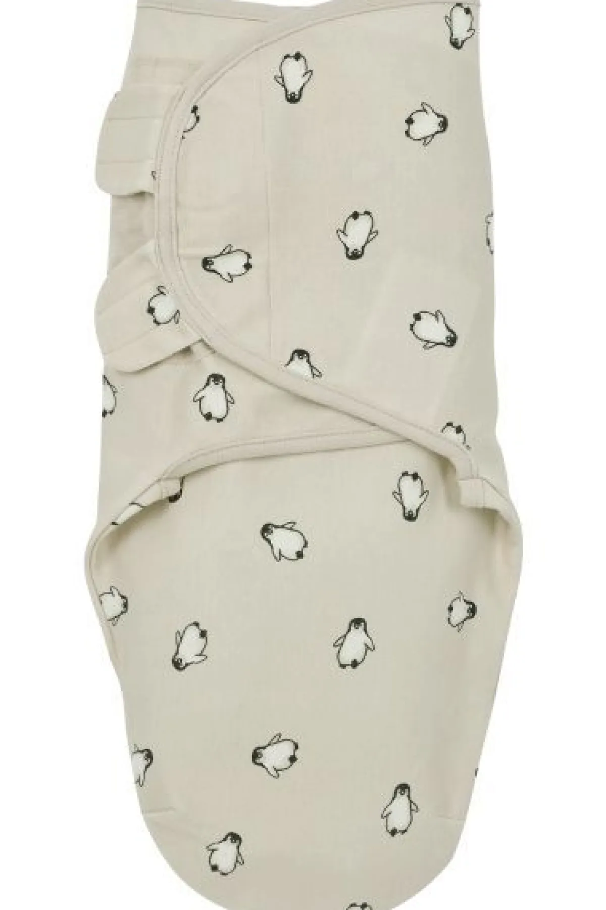Meyco Inbakerdoeken|Bedtextiel * SwaddleMe Inbakerdoek Penguin Soft Sand 0-3 mnd Zand