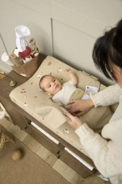 Meyco Inbakerdoeken|Bedtextiel * SwaddleMe Inbakerdoek Gevoerd Uni Sand 0-3 mnd Zand