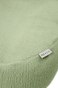 Meyco Voedingskussens|Bedtextiel * Voedingskussenhoes Teddy Olive Green Groen