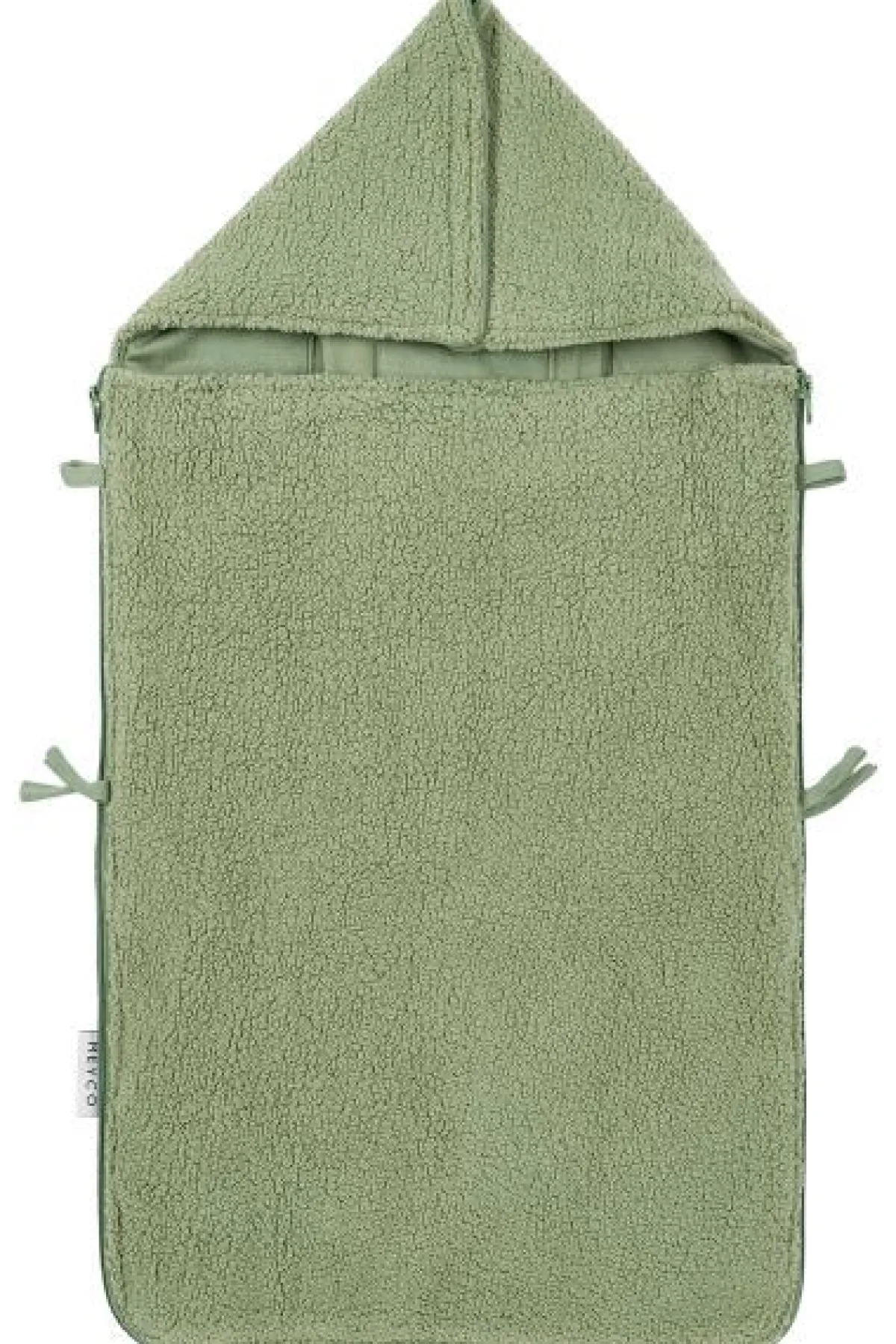 Meyco Voetenzakken|Baby Autostoel * Voetenzak Autostoel Teddy Olive Green