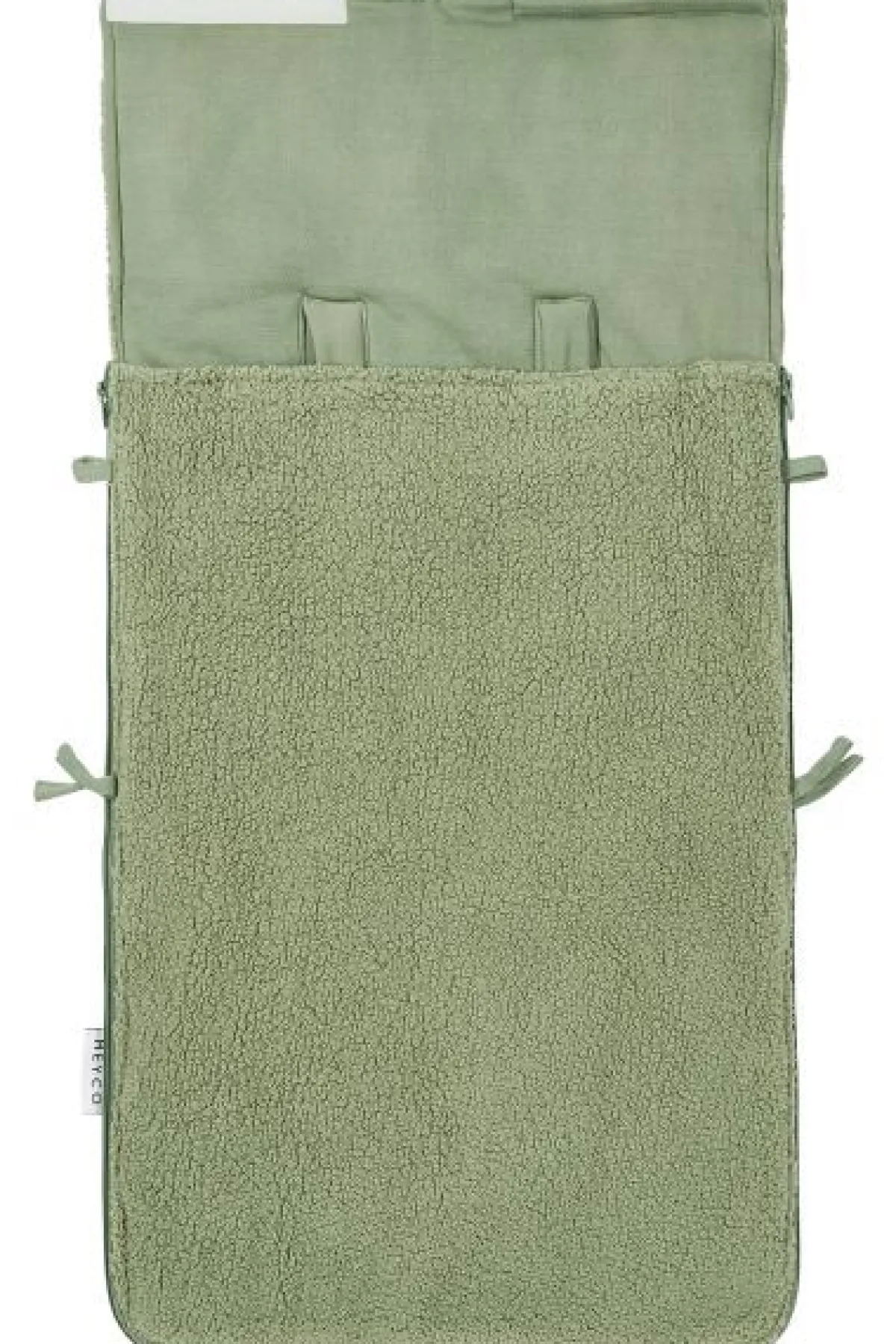 Meyco Voetenzakken|Baby Autostoel * Voetenzak Autostoel Teddy Olive Green