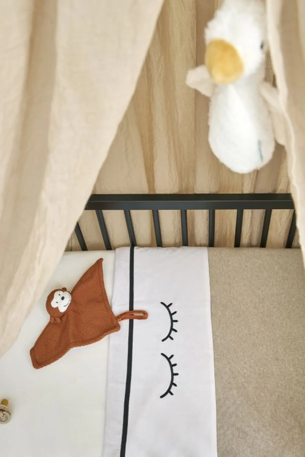 Meyco Bedtextiel * Wiegdeken Basic Knit Sand Melange Zand
