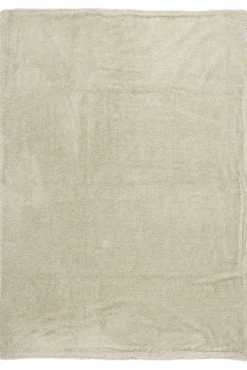 Meyco Bedtextiel * Wiegdeken Basic Knit Teddy Sand Melange Zand