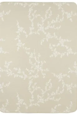 Meyco Bedtextiel * Wiegdeken Branches Geweven Sand Zand