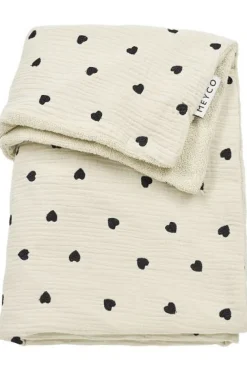 Meyco Bedtextiel * Wiegdeken Sweat Heart Pre-washed Hydrofiel Soft Sand Zand