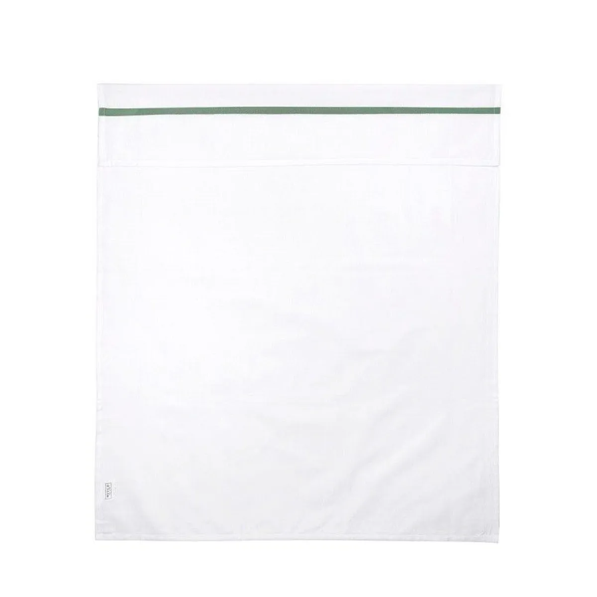 Meyco Bedtextiel * Wieglaken Bies Forest green Wit