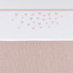 Meyco Bedtextiel * Wieglaken Hearts Soft Pink Roze