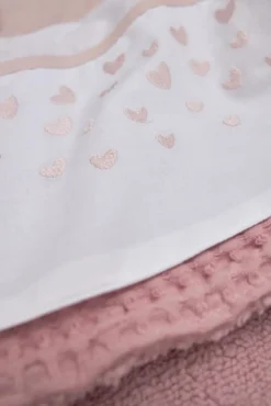 Meyco Bedtextiel * Wieglaken Hearts Soft Pink Roze