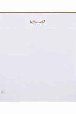 Meyco Bedtextiel * Wieglaken Hello World Taupe