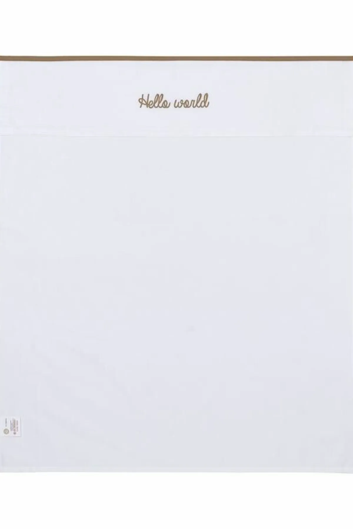 Meyco Bedtextiel * Wieglaken Hello World Taupe