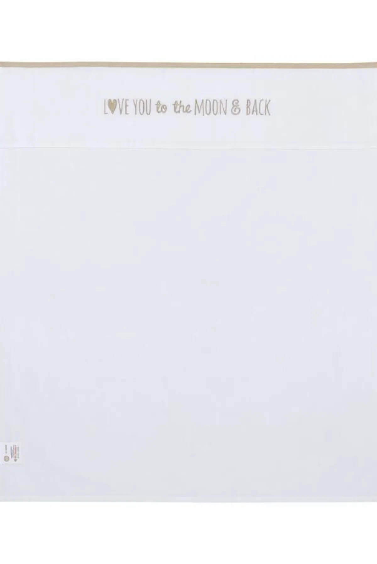 Meyco Bedtextiel * Wieglaken Love You To The Moon & Back Sand Zand