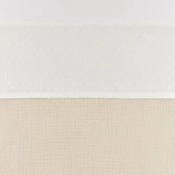 Meyco Bedtextiel * Wieglaken Plume Offwhite Wit