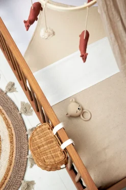 Meyco Bedtextiel * Wieglaken Plume Offwhite Wit