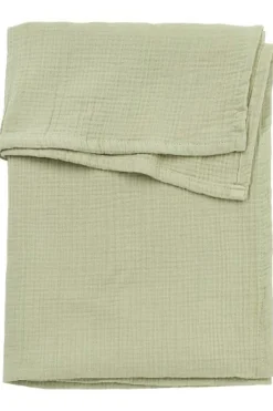 Meyco Bedtextiel * Wieglaken Pre-washed Hydrofiel Soft Olive Groen