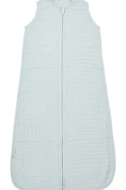 Meyco Bedtextiel|Slaapzakken * Zomerslaapzak Pre-washed Hydrofiel Uni Grey Blue Grijs