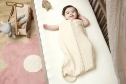 Meyco Bedtextiel|Slaapzakken * Zomerslaapzak Pre-washed Hydrofiel Uni Soft Sand Zand