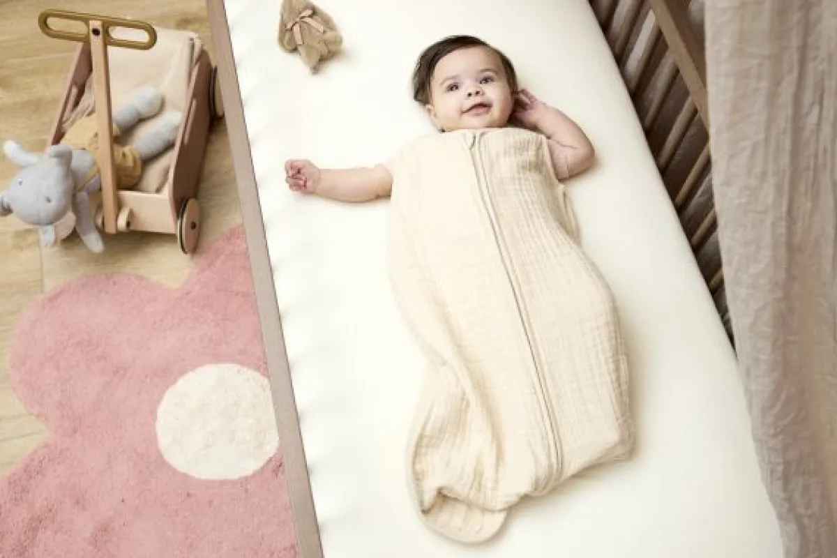 Meyco Bedtextiel|Slaapzakken * Zomerslaapzak Pre-washed Hydrofiel Uni Soft Sand Zand