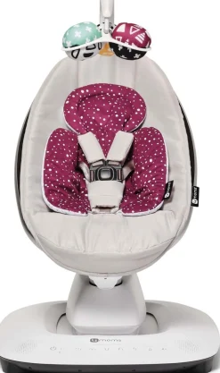 4Moms Wipstoelen * mamaRoo 5 Newborn Insert Maroon/Plush Multicolor