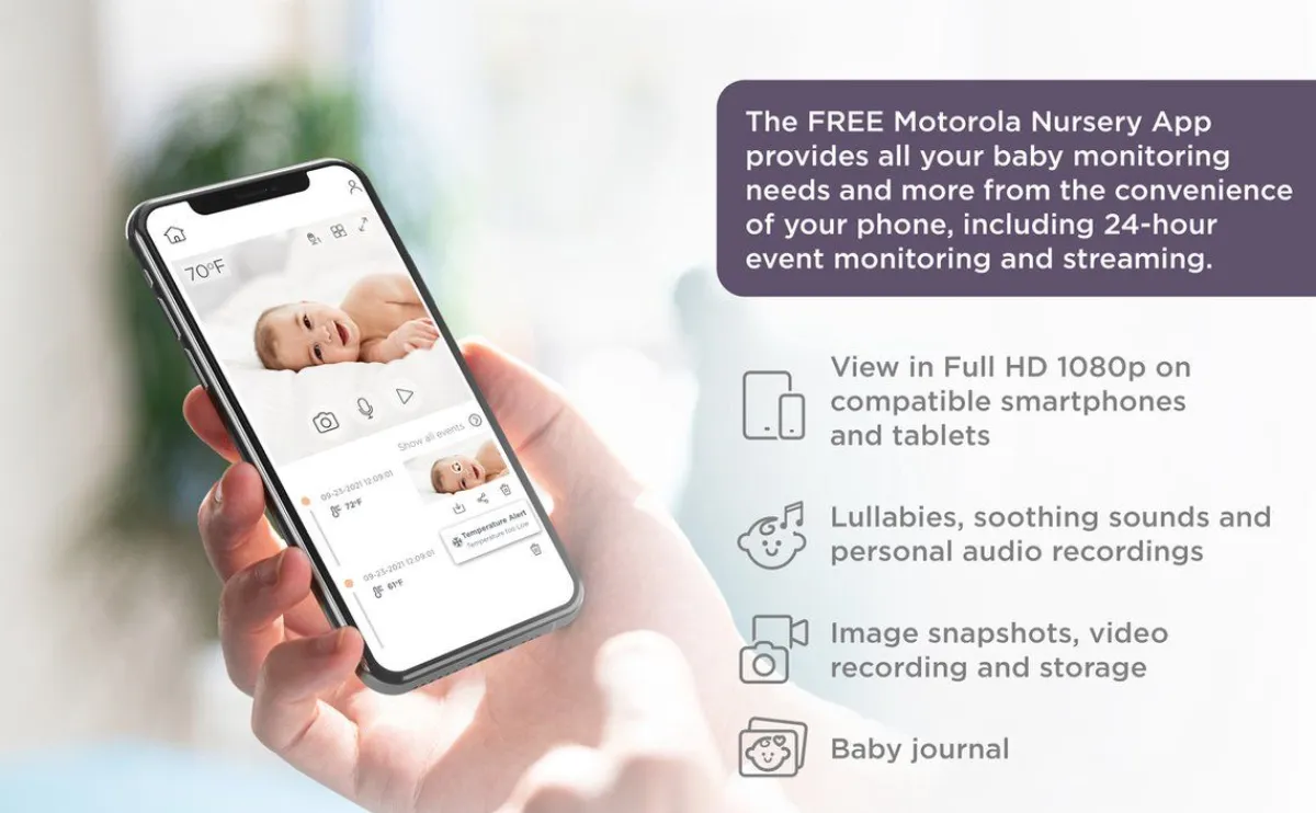 Motorola Babyfoons|Babyfoons * Wifi Babyfoon PIP1010 Wit