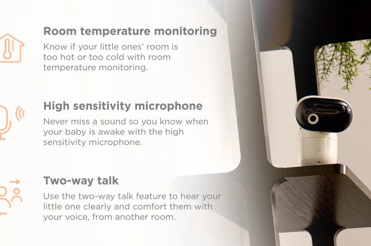 Motorola Babyfoons|Babyfoons * Wifi Babyfoon PIP1010 Wit