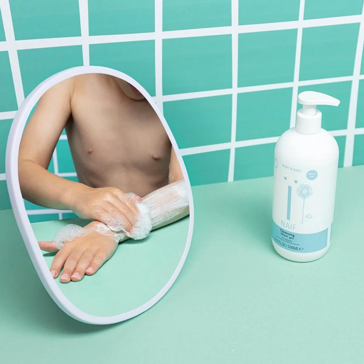 Nau00eff Verzorgingsproducten * Naïf Reinigende Wash Gel 500 ml