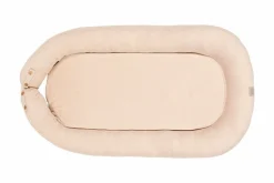 Nanami Babynestjes|Bedtextiel * Babynest Hills Rib Velvet Naturel