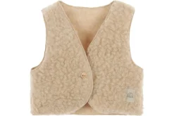 Nanami Jasjes * Bodywarmer Wol Natural Maat 62-68 Naturel